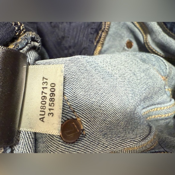 7 For All Mankind Women's Skinny Jeans - Dark Blue - b(laire) authentic - Picture 7 of 7